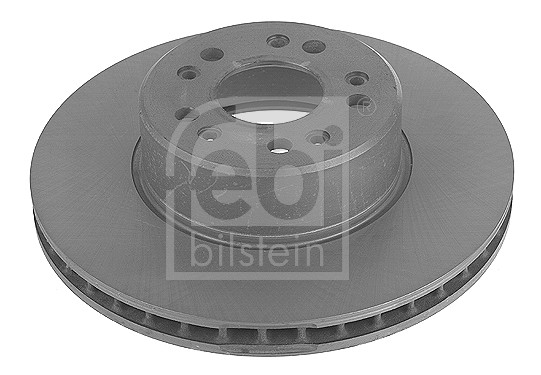 Febi 10684 2x Brake Discs Pair Vented