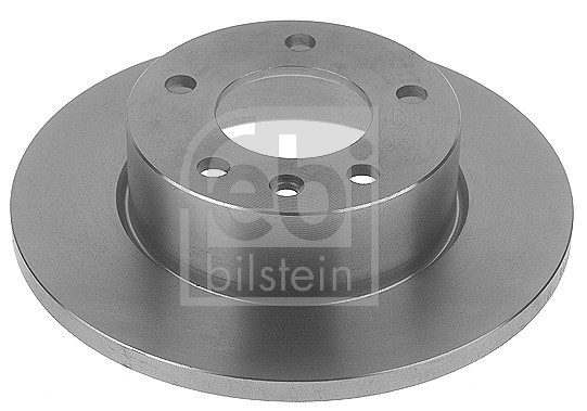 Febi 10744 2x Brake Discs Pair Solid