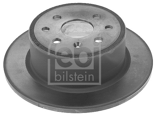 Febi 10749 2x Brake Discs Pair Solid