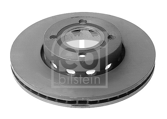 Febi 10914 2x Brake Discs Pair Vented