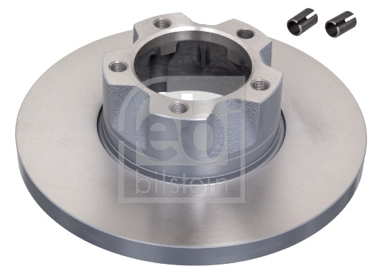 Febi 11393 2x Brake Discs Pair Solid