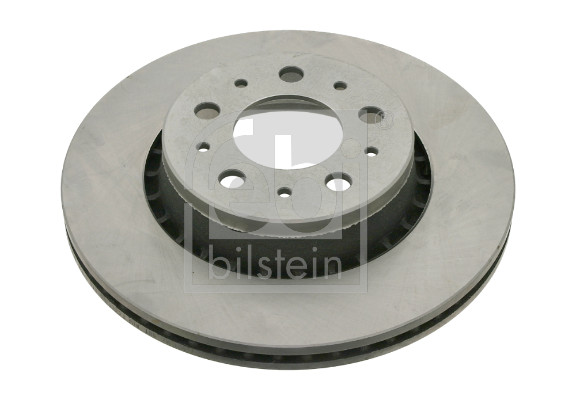 Febi 11448 2x Brake Discs Pair Vented