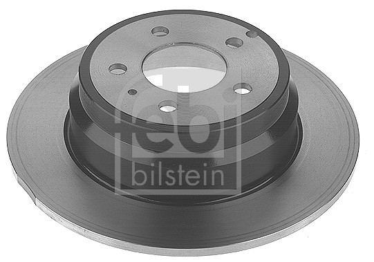 Febi 11455 2x Brake Discs Pair Solid