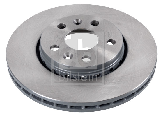 Febi 12097 2x Brake Discs Pair Vented