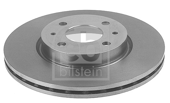 Febi 12133 2x Brake Discs Pair Vented