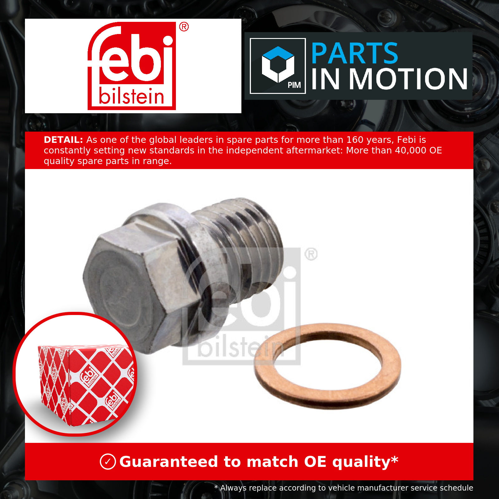 Febi Sump Plug 12341 [PM555019]