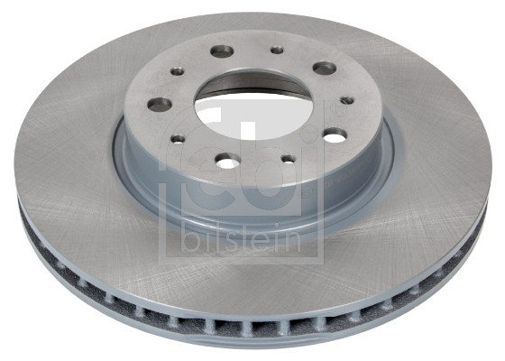 Febi 15089 2x Brake Discs Pair Vented