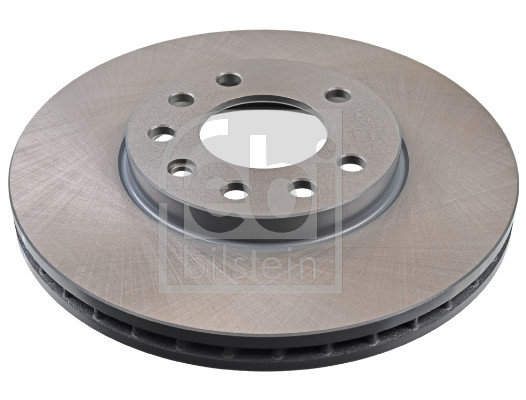 Febi 17211 2x Brake Discs Pair Vented