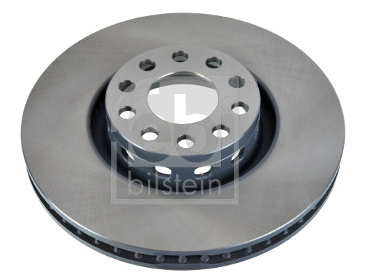 Febi 18656 2x Brake Discs Pair Vented