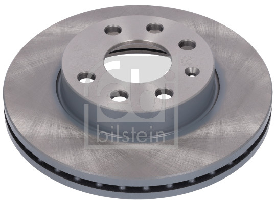Febi 19508 2x Brake Discs Pair Vented