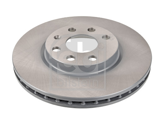 Febi 19509 2x Brake Discs Pair Vented