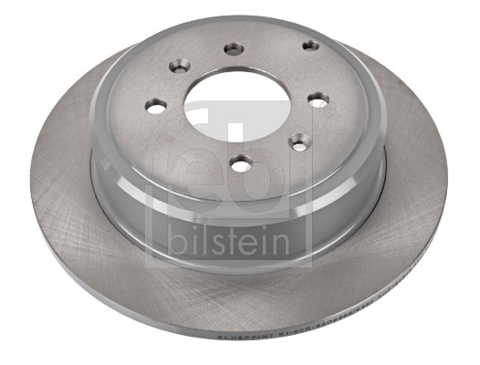 Febi 21122 2x Brake Discs Pair Solid