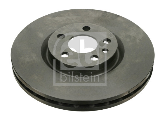 Febi 22403 2x Brake Discs Pair Vented