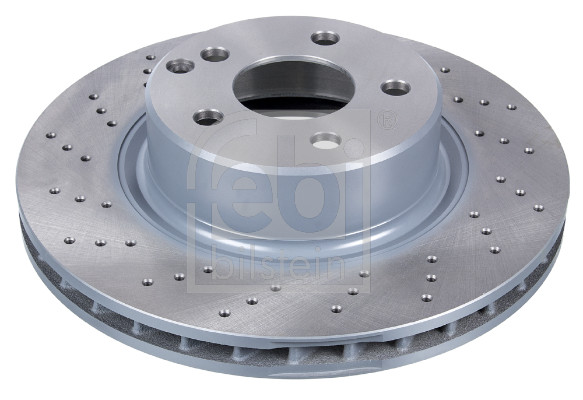 Febi 22683 2x Brake Discs Pair Vented
