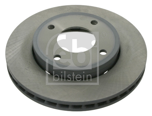 Febi 22835 2x Brake Discs Pair Vented