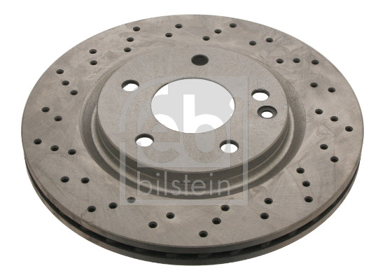 Febi 22996 2x Brake Discs Pair Vented