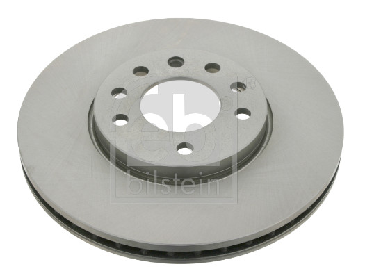 Febi 23549 2x Brake Discs Pair Vented