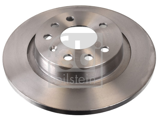 Febi 23562 2x Brake Discs Pair Solid