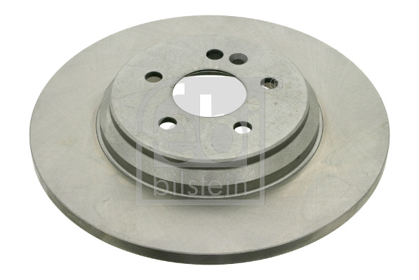 Febi 24350 2x Brake Discs Pair Solid