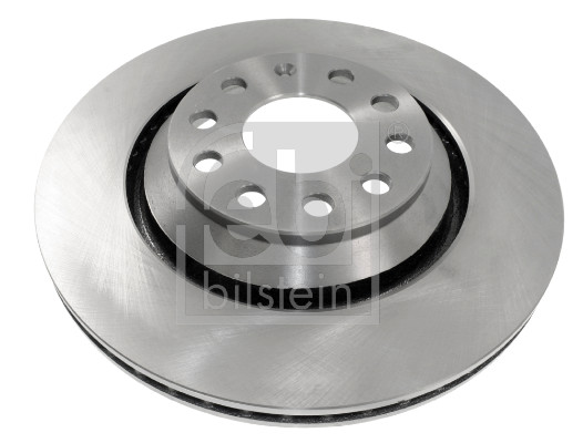Febi 24386 2x Brake Discs Pair Vented