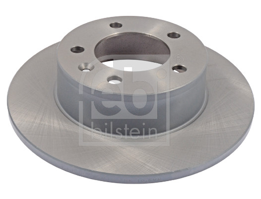 Febi 24491 2x Brake Discs Pair Solid