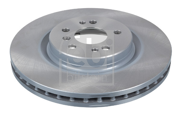 Febi 24743 2x Brake Discs Pair Vented