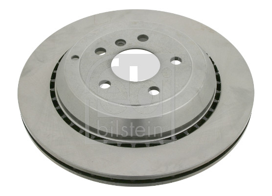 Febi 24748 2x Brake Discs Pair Vented