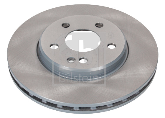 Febi 24749 2x Brake Discs Pair Vented