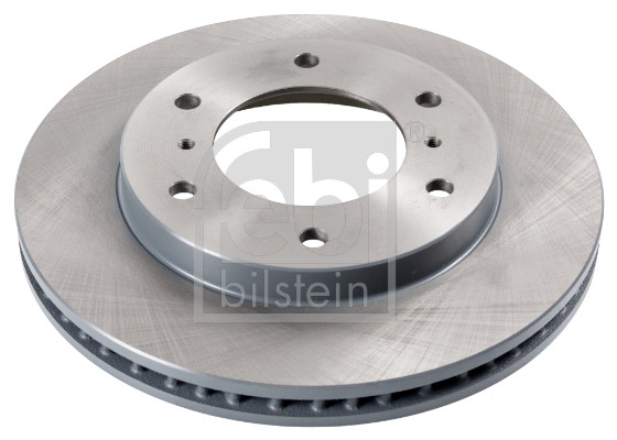 Febi 26048 2x Brake Discs Pair Vented