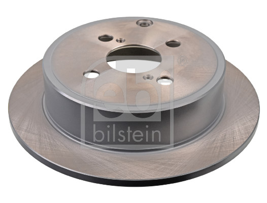 Febi 26066 2x Brake Discs Pair Solid