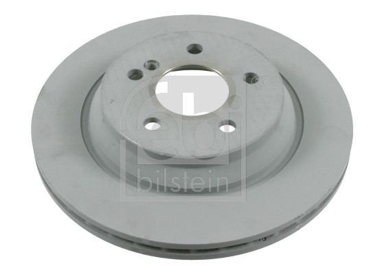 Febi 26108 2x Brake Discs Pair Vented