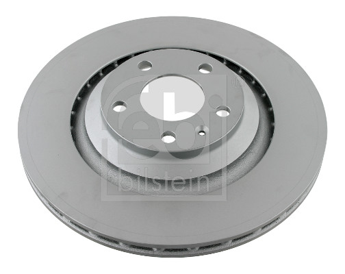 Febi 26654 2x Brake Discs Pair Vented