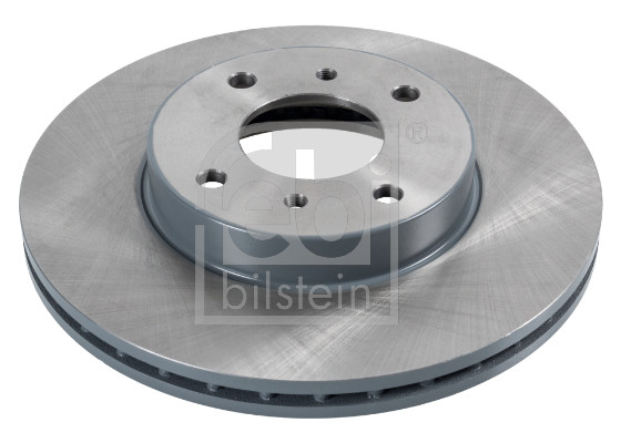 Febi 27108 2x Brake Discs Pair Vented