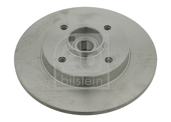 Febi 27201 2x Brake Discs Pair Solid