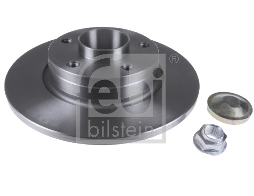 Febi 28151 2x Brake Discs Pair Solid