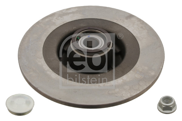 Febi 28155 2x Brake Discs Pair Solid