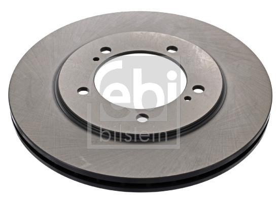 Febi 28436 2x Brake Discs Pair Vented