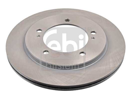 Febi 28438 2x Brake Discs Pair Vented
