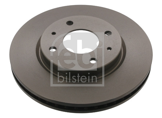 Febi 28441 2x Brake Discs Pair Vented