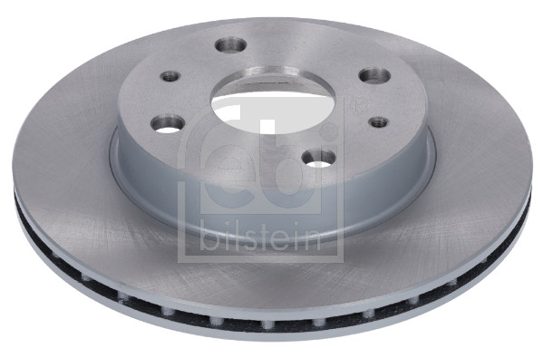 Febi 28443 2x Brake Discs Pair Vented