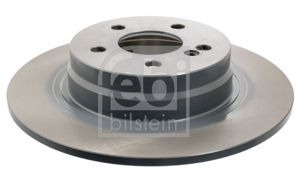 Febi 30555 2x Brake Discs Pair Solid