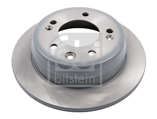 Febi 31363 2x Brake Discs Pair Solid