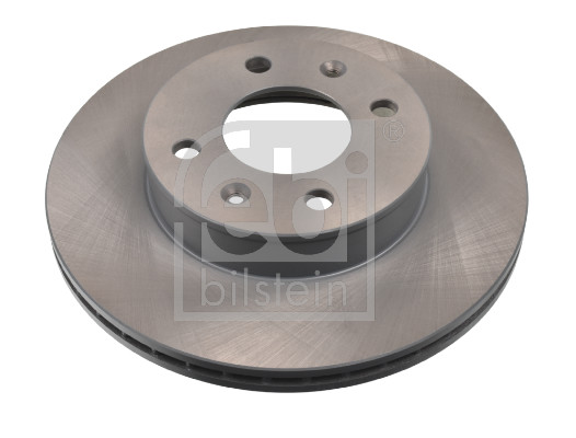 Febi 31552 2x Brake Discs Pair Vented