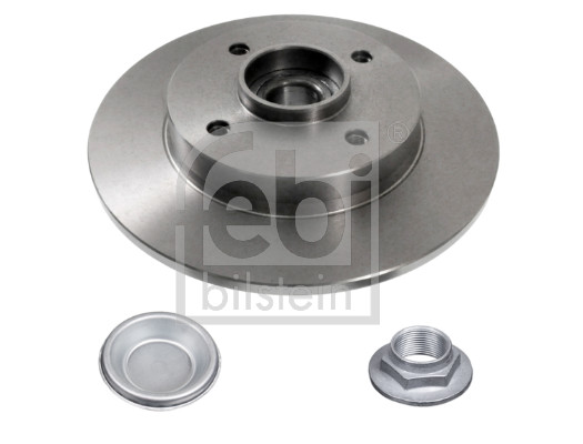 Febi 32782 2x Brake Discs Pair Solid