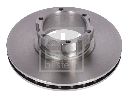 Febi 07511 2x Brake Discs Pair Vented