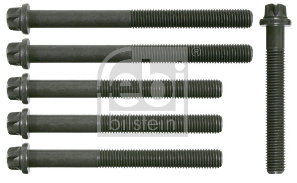 Febi 11727 Head Bolt Set (1pk Of 6)