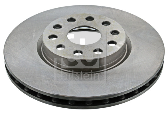 Febi 14077 2x Brake Discs Pair Vented