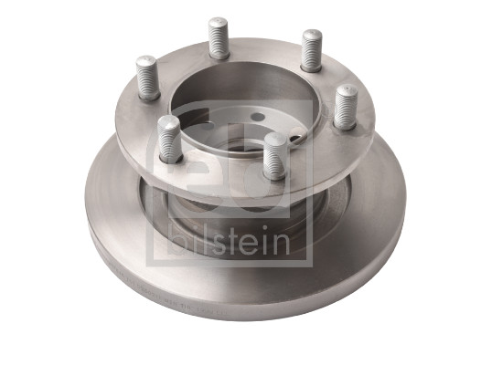 Febi 17348 CV Brake Disc Single Solid
