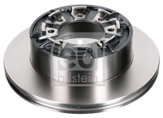 Febi 17349 2x Brake Discs Pair Solid