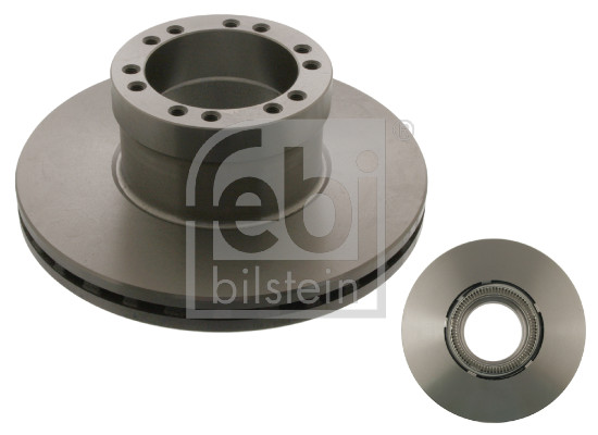 Febi 29156 CV Brake Disc Single Vented